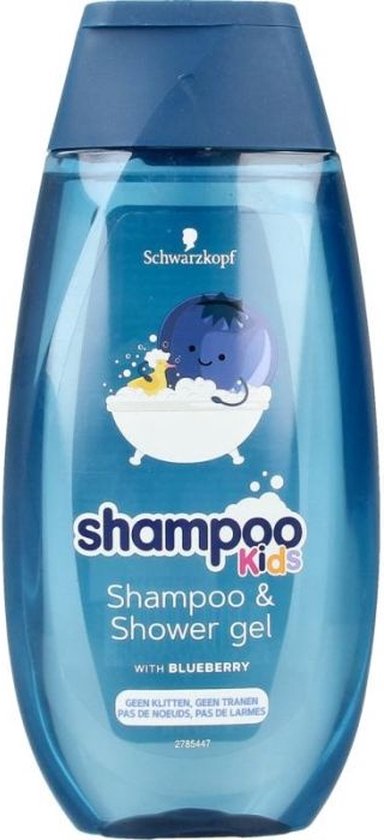 Schwarzkopf Kids - Shampoo & Douchegel - Bosbes - 250ml - VEGAN van Schwarzkopf