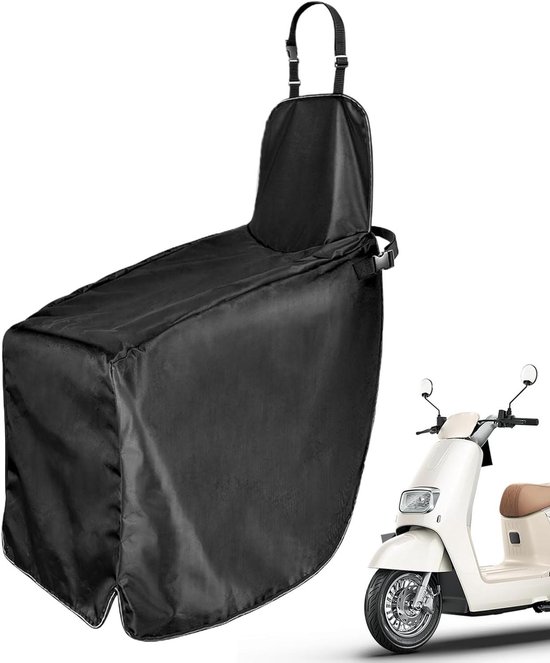 Scooter Beendeken - Beenkleed Motorfiets - Bescherming Tegen Weer - Geïntegreerde Opbergzakken - 30 x 30 x 30 cm - Zwart
