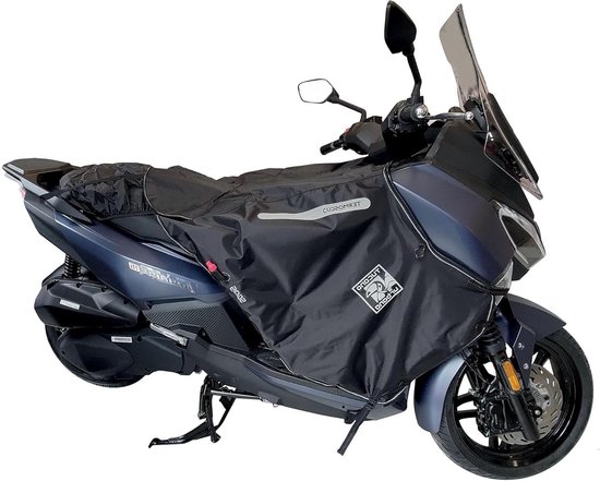 Scooter Voetenzak - Scooter Dekje - Bescherming Scooter - Gepatenteerd Anti-Flapper Systeem - 2.22 Kilogram - Zwart
