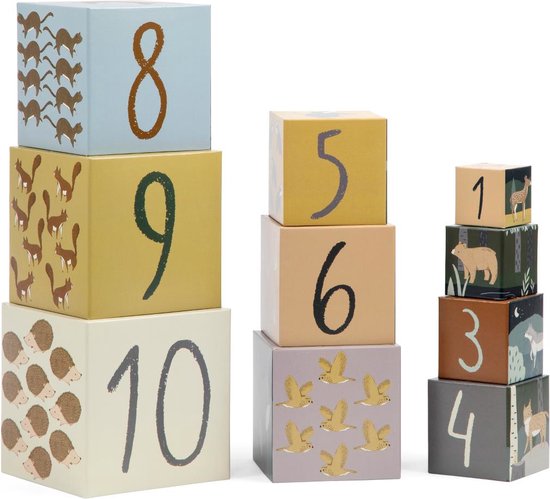 Sebra - Kartonnen Stapelblokken - Stapeltorens van Sebra