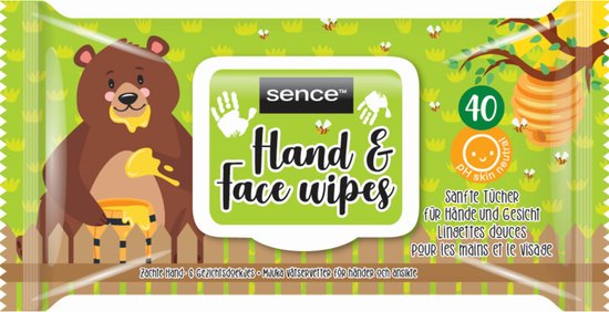 Sence Reinigingsdoekjes Gezicht & Handen 40 stuks van Sence