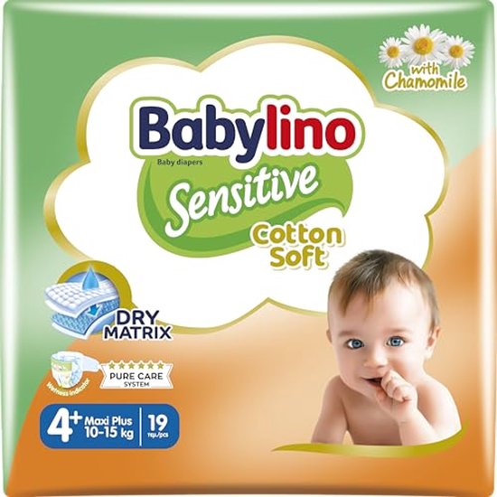 Sensitive luiers maat 4+ (10-15 kg) - Maxi Plus, 19 Stuk van Pampers