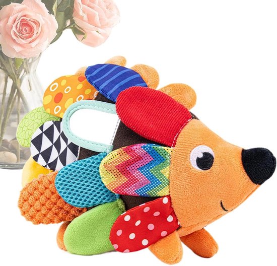 Sensorisch Speelgoed Uil - Knuffel Educatief - Fijne Motoriek Stimuleren - Multi-textuur Design - 15876 g - Egel