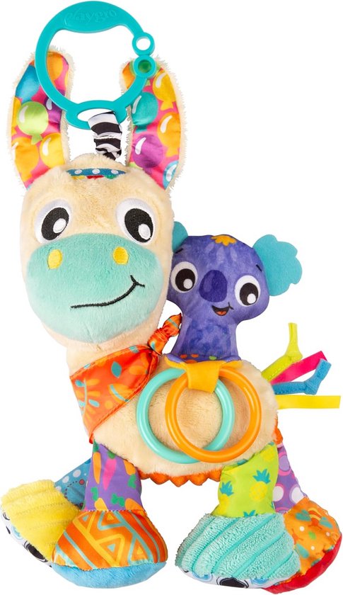 Sensory Activiteitenspeelgoed Lama met Koala Pluche Knuffel voor Baby's vanaf 0 Maanden met Clip van Merkloos