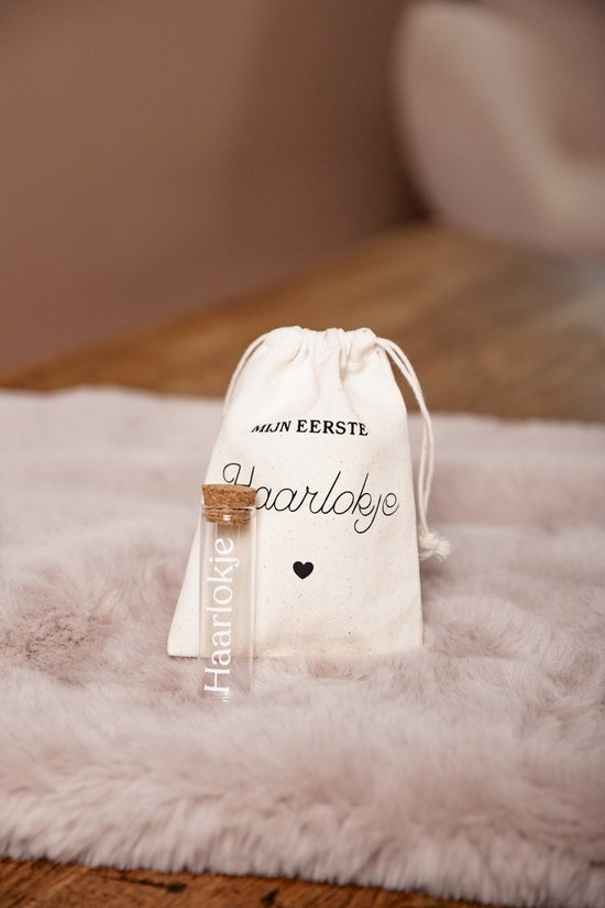 Set bewaarzakje haarlokje - babyshowercadeau - kraamcadeau jongen - kraamcadeau meisje van Little Dutch