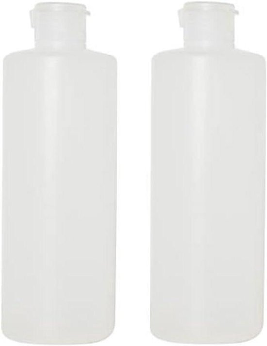 Set van 2 Hervulbare Knijpbare Reisflessen voor Shampoo en Body Wash