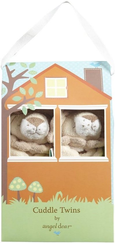Set van 2 Nijntjes Knuffeldoekjes met Label - Tweeling Cadeau Geboorte van Merkloos