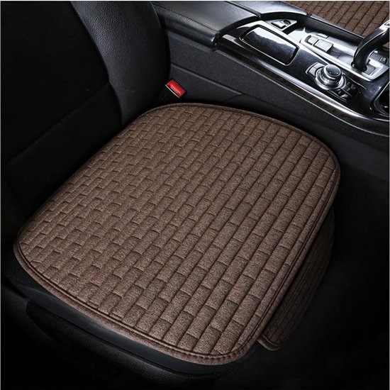 Set van 2 zitkussens auto-voorstoelen, autostoelkussen stoelhoezen antislip autostoelbeschermer, voor auto-voorstoel van Sailine