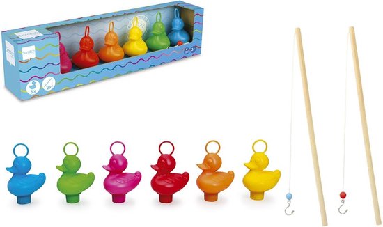Set Van 6 Kermiseendjes - Regenboog van Toi-Toys