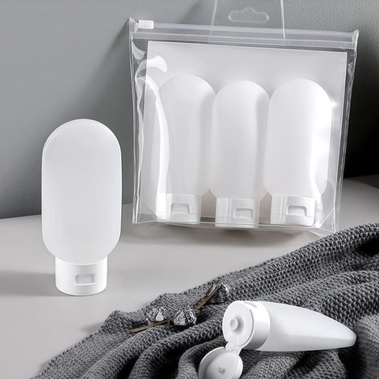 Set van 6 lekvrije reisflessen 150ml - Dailygoods