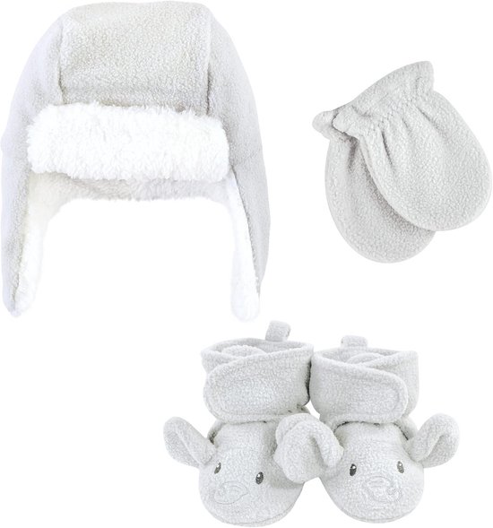 Set van Muts met Oorflappen, Wantjes en Slofjes voor Baby's en Peuters van Merkloos