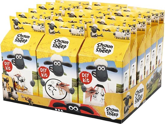 Shaun the Sheep - Diy Sets - 18 stuks van Merkloos