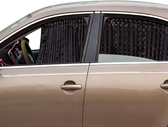 Side Window Sunshades for Car - Block UV Rays and Privacy Black van Enovoe