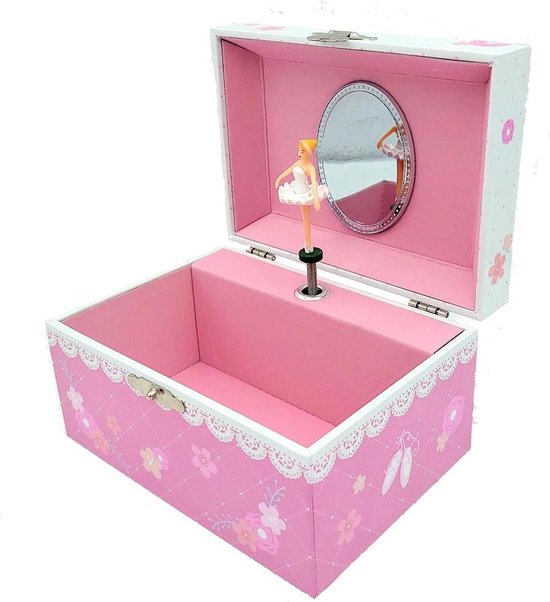 Sieradendoos Dansende Meisjes - Muziekdoosje met Dansende Ballerina - Simply for Kids van Simply for kids