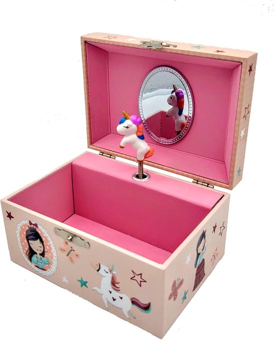 Sieradendoos Unicorn - Muziekdoosje met Dansende Eenhoorn - Simply for Kids van Simply for kids