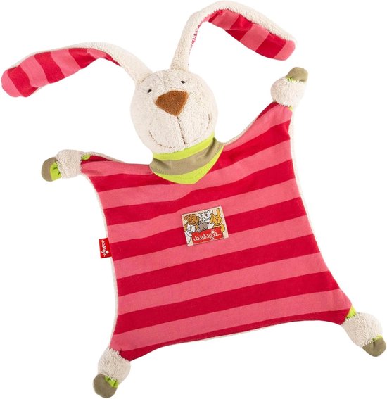 SIGIKID 40594 knuffeldoek konijn knuffeldoek meisjes babyspeelgoed aanbevolen vanaf de geboorte roze van Sigikid