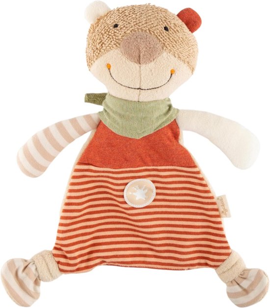 Sigikid knuffeldoekje Beer met strepen van Merkloos