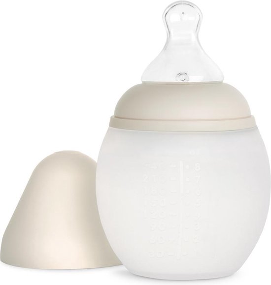 Silicone Babyfles 150 ml (05 Oz) Sand | Elhée