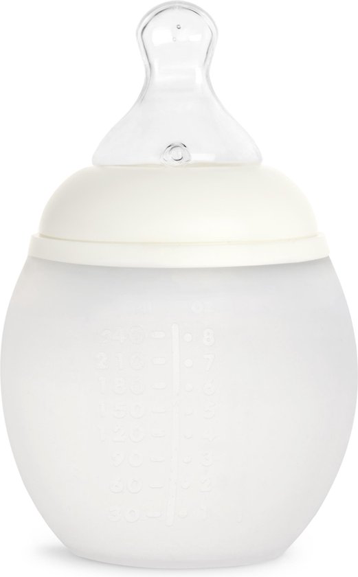 Silicone Babyfles 240 ml (05 Oz) Milk - Elhée van Elhée