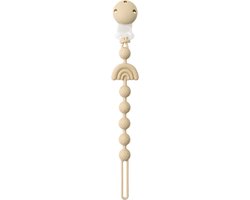 Silicone Speenkoord - Crème - Speenketting - Speenketting - Baby - Speen - Jongen en Meisje - Kraamcadeau van Little Loetje