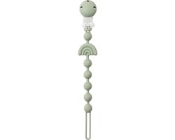 Silicone Speenkoord - Groen - Speenketting - Speenketting - Baby - Speen - Jongen en Meisje - Kraamcadeau van Little Moonodule.