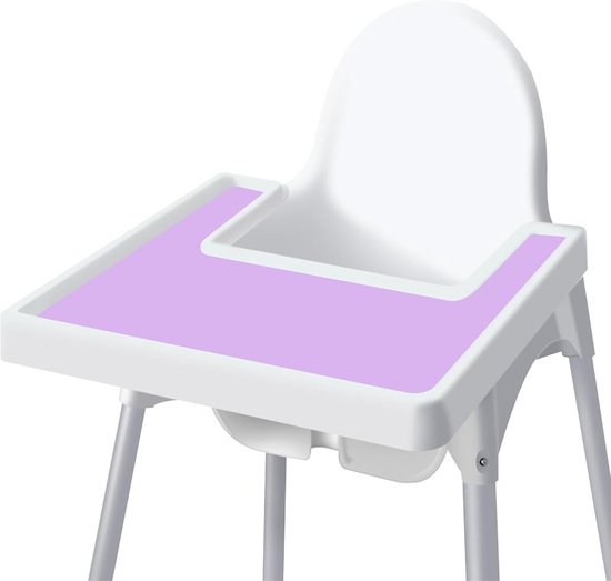 Siliconen Placemat Kinderstoel Antislip - Geschikt voor IKEA Antilop - Vlekbestendig en BPA-vrij Tafelmat Baby en Peuter