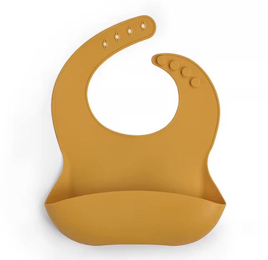 Siliconen slabbetje voor peuters en baby's, babyslabbetje met kruimelbak, BPA-vrij en waterdicht, veilig, hoogwaardig en wasbaar slabbetje met verstelbare pasvorm van Lictin