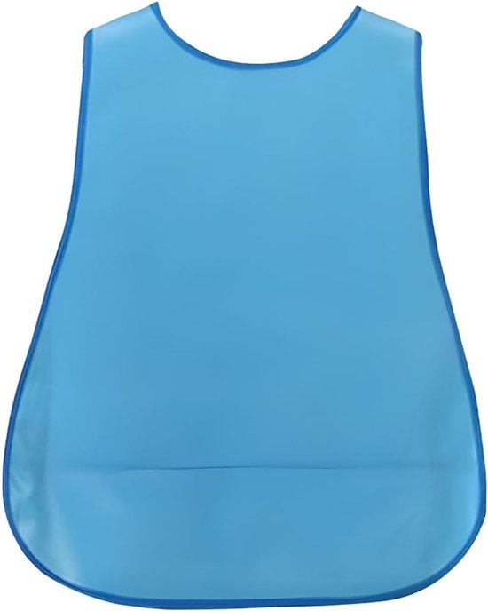 Siliconen Waterproof Slabbetjes met Zak - Wasbare Volwassenen en Ouderen Slabbetjes - Plasticized Veilig en Comfortabel van Merkloos