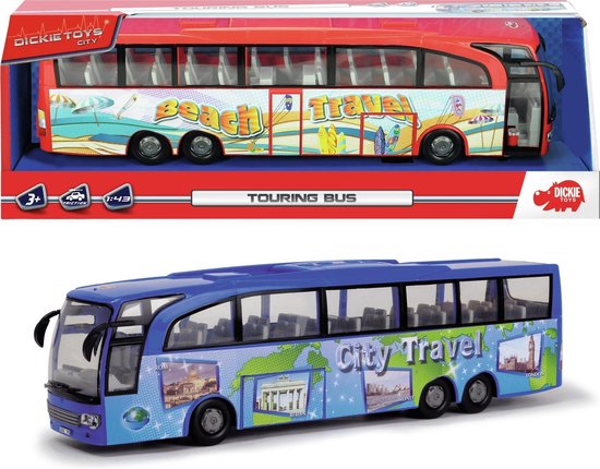 Simba Toys Vakantie Tourbus 1:43 van Simba