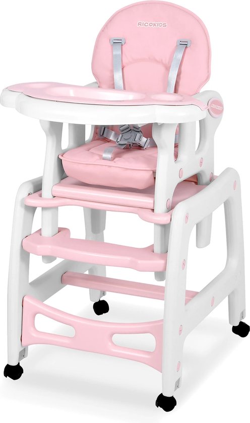 Sinco 5in1 voedingsstoel, roze van Merkloos