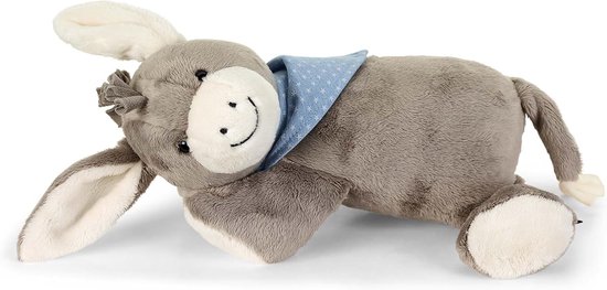 Slaaphulp Ezel Knuffel - Zacht Pluche Dier - Baby Inslapen - Rustgevende Geluiden - 16.5 x 13 x 30.5 cm van Merkloos