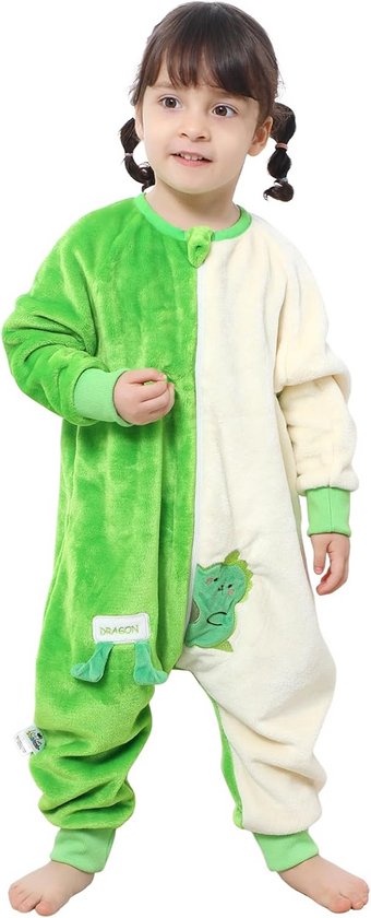 Slaapzak met Voetjes en Mouwen voor Peuters en Kinderen (1-6 jaar) - Winter Warm Slaapoverall
