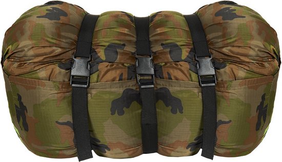 Slaapzak Pilot met legerprint - Slaapzak - 210x80 cm - van Dutch Mountains