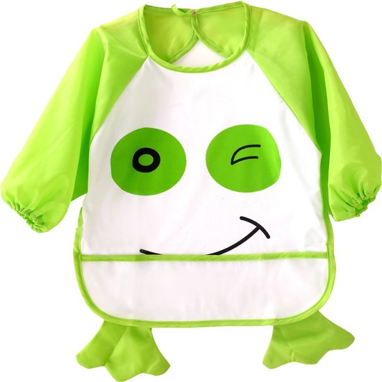 slab Kikker met lange mouwen en niet-waterdoorlatende laag van Jollein