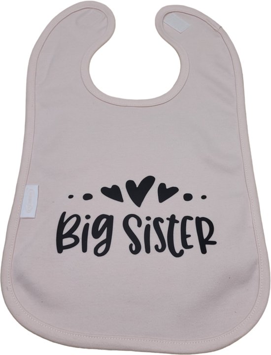 slab met tekst - kraamcadeau - geschenk -  baby  - geboorte - eten- knoeien - Big Sister - Grote zus van Little Legend
