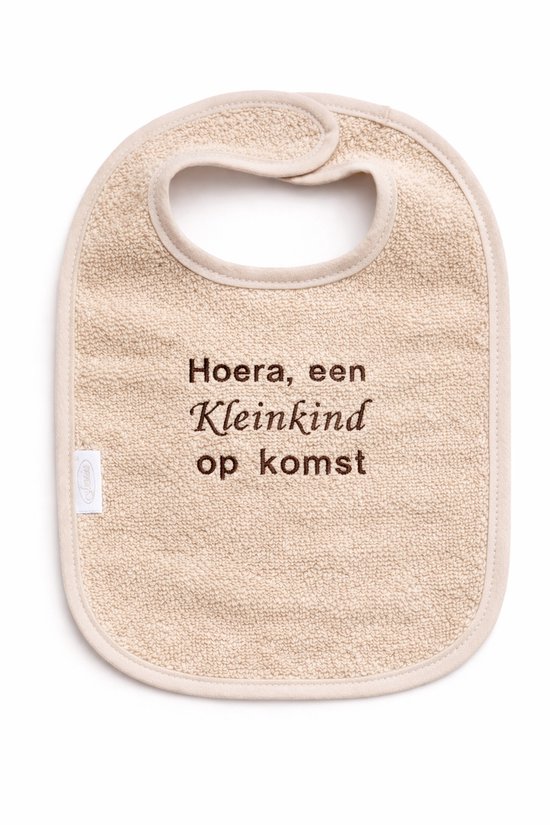 Slab zwangerschapsaankondiging – Hoera, een kleinkind op komst – Slab zwangerschapsaankondiging – voor ov Baby slab aankondiging zwangerschap – Cadeau opa en oma – slab - 100% katoen - baby aankondiging - originele zwangerschaps reveal