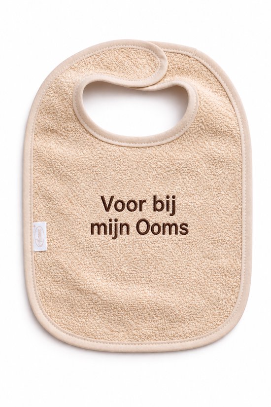 Slab zwangerschapsaankondiging – Voor bij mijn Ooms – Baby slab aankondiging zwangerschap – Cadeau voor Ooms – slab – 100% katoen – baby aankondiging – originele zwangerschaps reveal – Slab Voor bij mijn Ooms