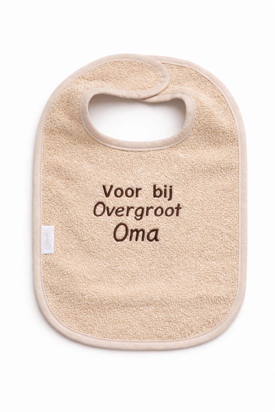 Slab zwangerschapsaankondiging – voor overgroot oma – Baby slab aankondiging zwangerschap – Cadeau voor overgroot oma – slab - 100% katoen - baby aankondiging - originele zwangerschaps reveal van Merkloos