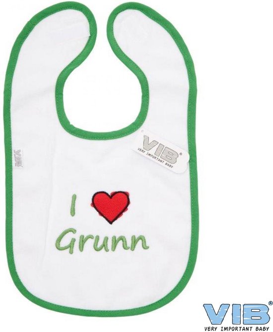Slabbetje Groningen I love Grunn van Very Important Baby van Very Important Baby