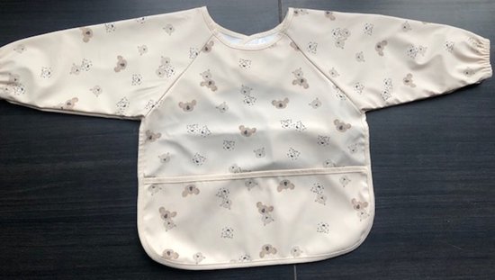 Slabbetje met mouwen - waterproof - 6-24 maanden - Koala van Merkloos