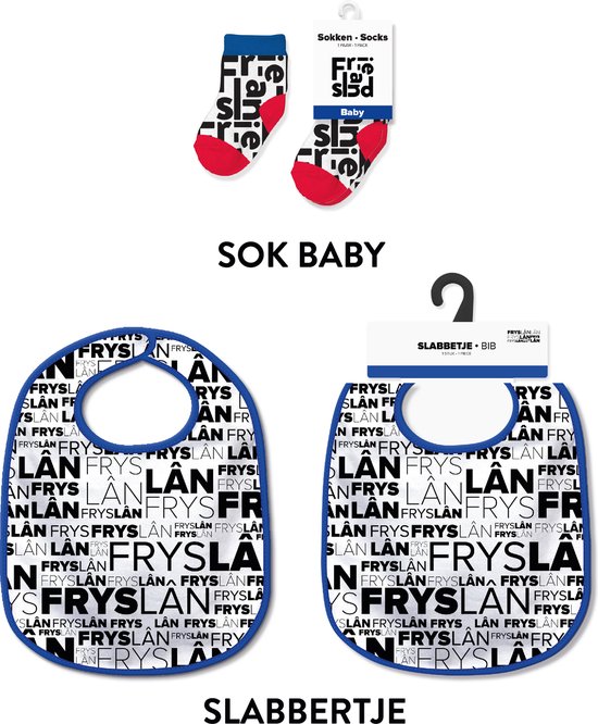 Slabbetjes en sokken met tekst - Baby cadeautjes en kraamcadeautjes - Friesland