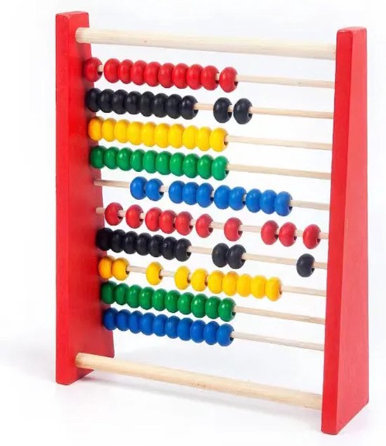 Slimtron Houten Telraam - Kids Educatief - rekenspeelgoed van Slimtron