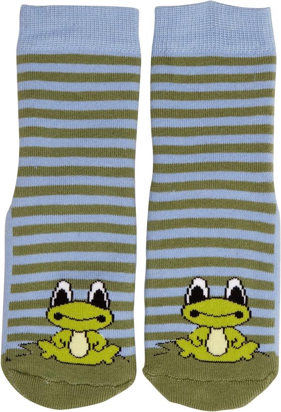 Slippersokken Baby - Babysokken - Binnenhuis Dragen - Antislip Zolen - Unisex - Groen