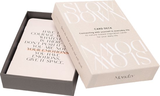 Slow down carddeck - Monday van SLO