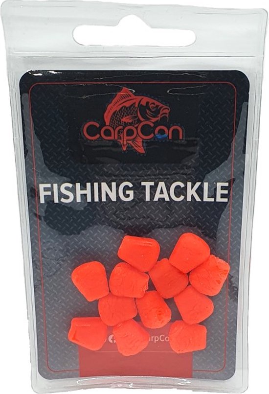 Slow-Sinking Fake Corn - Rood - 12 stuks - Red Strawberry - Nepmais - Fake Food Range - Karper Vissen van SLO
