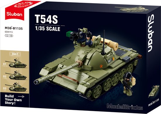Sluban - Medium Tank (MBT) 3 In 1 M38-B1135 van Sluban