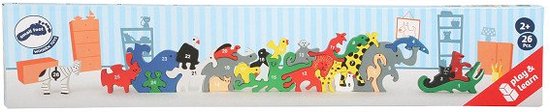 Small Foot - Dieren Letters en Cijfers Balansspel, 26dlg. van Small Foot