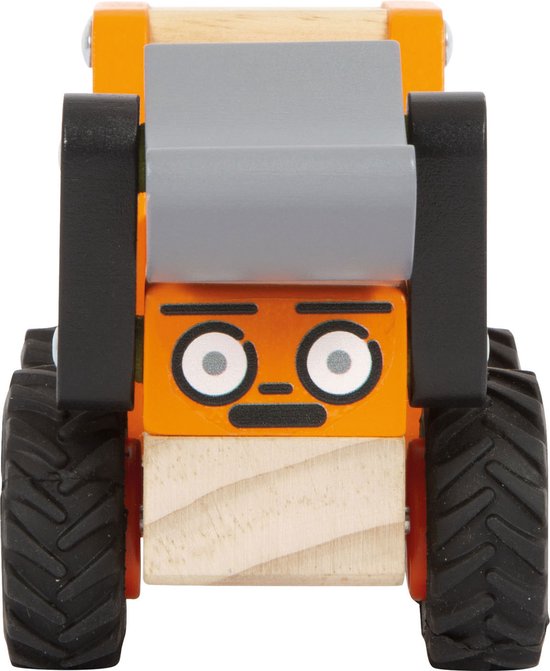 Small Foot - Houten Graafmachine Oranje van Small Foot