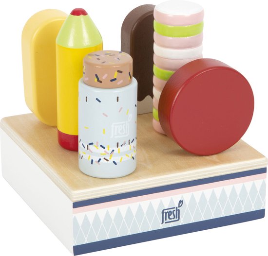 Small Foot - Houten Ijsjes Fresh met Standaard, 7dlg. van Small Foot