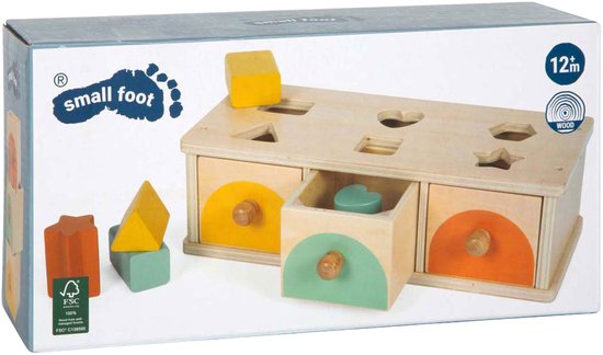 Small Foot - Houten Montessori Sorteerspel FSC van Small Foot